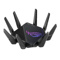 CSH Online Shop ASUS (GT-AX11000 PRO) ROG Rapture AX11000 Wireless Tri-Band Wi-Fi 6 Gaming Router, 10G LAN, 2.5G WAN, AiMesh, RangeBoost Plus, RGB ASUS