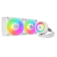 CSH Online Shop Arctic Liquid Freezer III A-RGB 280mm Liquid CPU Cooler, P14 PWM PST ARGB Fans & ARGB PWM Controlled Pump, White ARCTIC