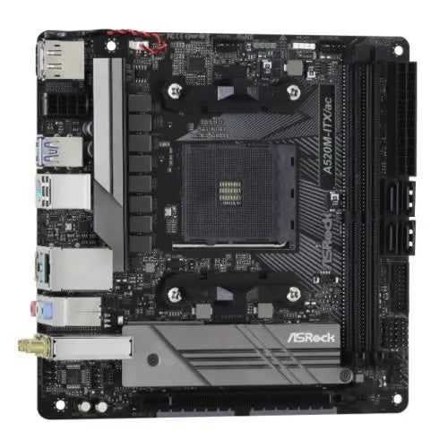 CSH Online Shop Asrock A520M-ITX/AC, AMD A520, AM4, Mini ITX, 2 DDR4, HDMI, DP, AC Wi-Fi, M.2 ASROCK