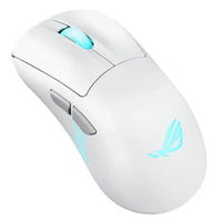 CSH Online Shop Asus ROG Keris II Origin Wireless Lightweight RGB Gaming Mouse, Wired/Wireless/Btooth, AimPoint Pro Sensor, Push-Fit Switch Socket, 42000 DPI, Moonlight White ASUS