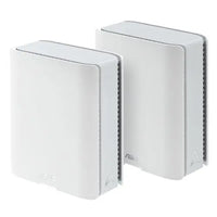 CSH Online Shop Asus (ZenWiFi BT8) BE14000 Tri-Band Wi-Fi 7 Smart AiMesh Extendable Routers (2 Pack), Up to 5,900 sq.ft, 2x 2.5G Ports, USB, VPN, 3 SSIDs ASUS