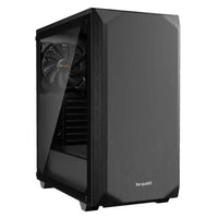 CSH Online Shop Be Quiet! Pure Base 500 Gaming Case with Window, ATX, 2 x Pure Wings 2 Fans, PSU Shroud, Black BEQUIET