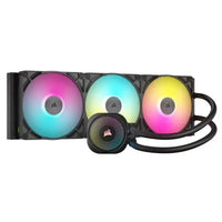 CSH Online Shop Corsair iCUE LINK TITAN 420 RX RGB Liquid CPU Cooler, RX140 RGB Magnetic Dome Fans, iCUE LINK Hub Included, Black CORSAIR