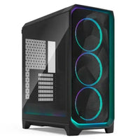 CSH Online Shop Fractal Design Meshify 3 Ambience Pro RGB (Black TG Light) Gaming Case w/ Light Tint Window, E-ATX, Mesh Front, 3x RGB Fans, Adjust Pro Hub, USB-C 20Gbps FRACTAL