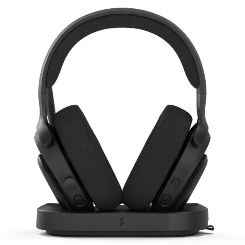 CSH Online Shop Fractal Design Scape (Dark) Gaming Headset, Wireless/Btooth/USB, Custom-Tuned Drivers, EQ Presets, 40 Hours Battery, Charging Stand, Ambient Lighting FRACTAL