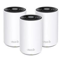 CSH Online Shop TP-LINK (DECO XE75 PRO) AXE5400 Wi-Fi 6E Tri-Band Mesh System, 3 Pack, AI-Driven Mesh, 2.5G & Dual GB LAN per Unit, Voice Control TP-LINK