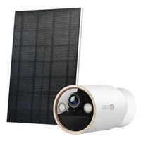 CSH Online Shop TP-LINK (TAPO C460 KIT) Smart Battery-Powered 4K Outdoor Security Camera and Solar Panel, 10000mAh Battery, Colour Night Vision, AI Detection, Alarms, 2-Way Audio, No Hub Required TP-LINK