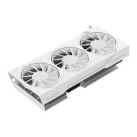 CSH Online Shop XFX Swift RX9070 OC White Triple 90mm Fan Gaming Edition, PCIe5, 16GB DDR6, HDMI, 3 DP, 2700MHz Clock, Overclocked XFX