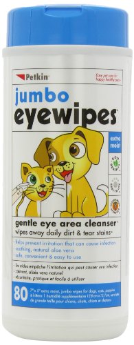 Petkin Jumbo Eye Wipes