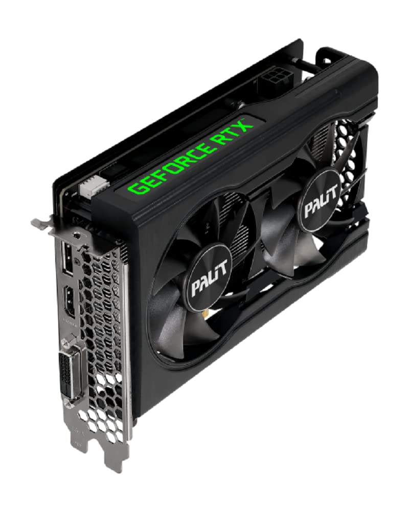 Palit RTX3050 DUAL V2, PCIe4, 8GB DDR6, DVI, HDMI, DP, 1777MHz Clock, RGB Lighting