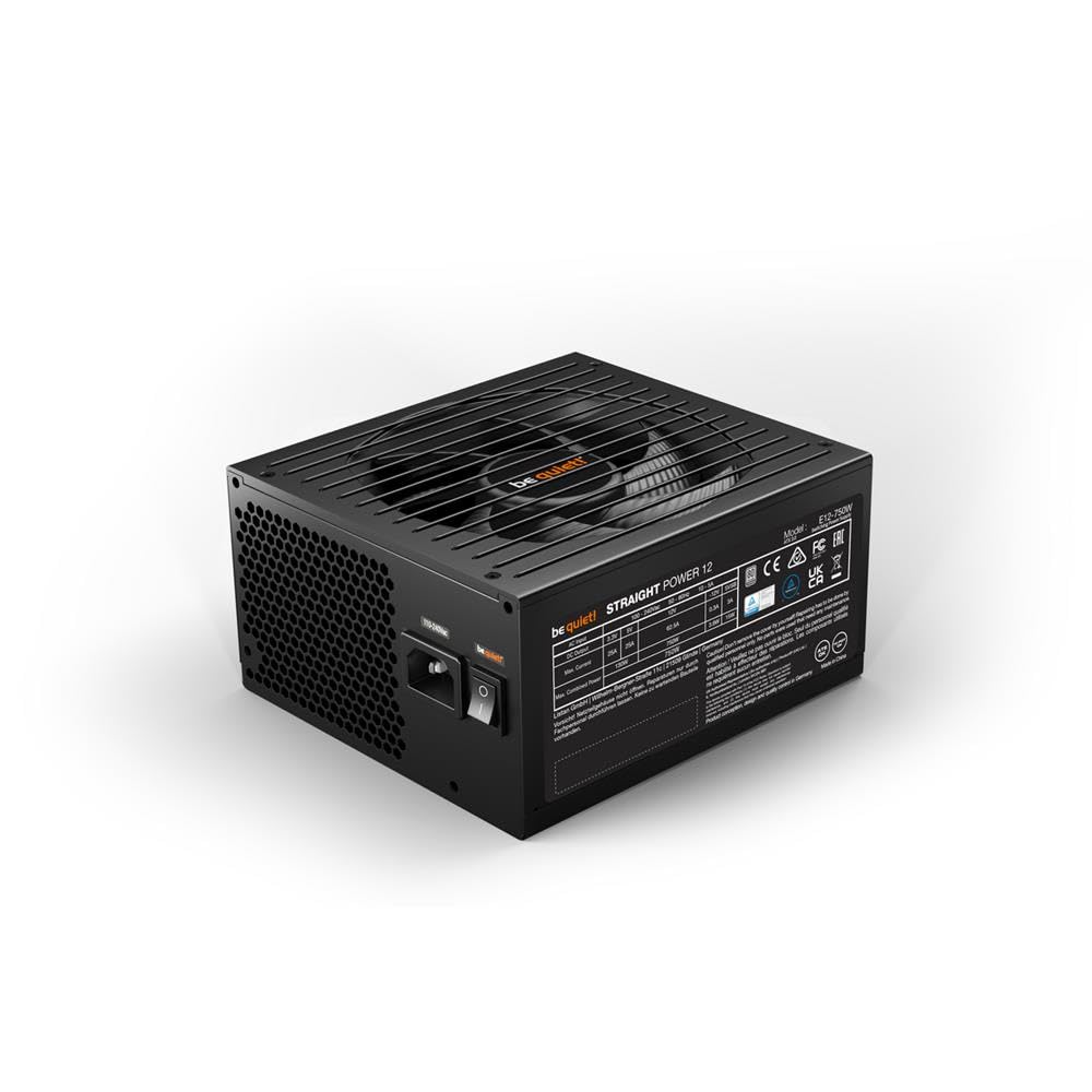 Be Quiet! 750W Straight Power 12 PSU, Fully Modular, 80+ Platinum, Silent Wings Fan, ATX 3.0, PCIe 5.0