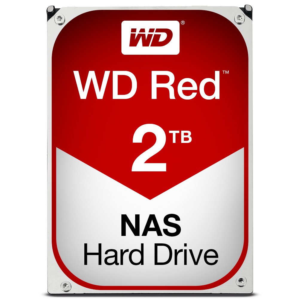 WD 3.5", 2TB, SATA3, Red Plus NAS Hard Drive, 5400RPM, 64MB Cache, OEM