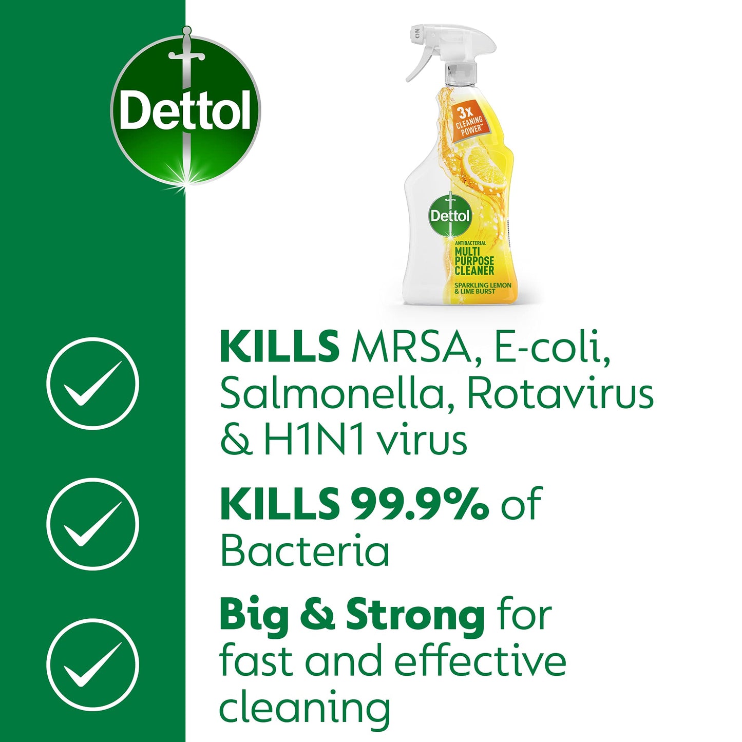 Dettol Power and Fresh Citrus Multi-Purpose Cleaner, 1 Litre Parent