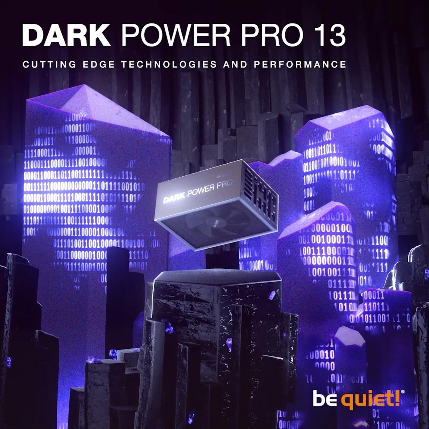 Be Quiet! 1600W Dark Power Pro 13 PSU, Fully Modular, 80+ Titanium, ATX 3.0, PCIe 5.0, Fully Digital Control, Active Rectifier, OC Key