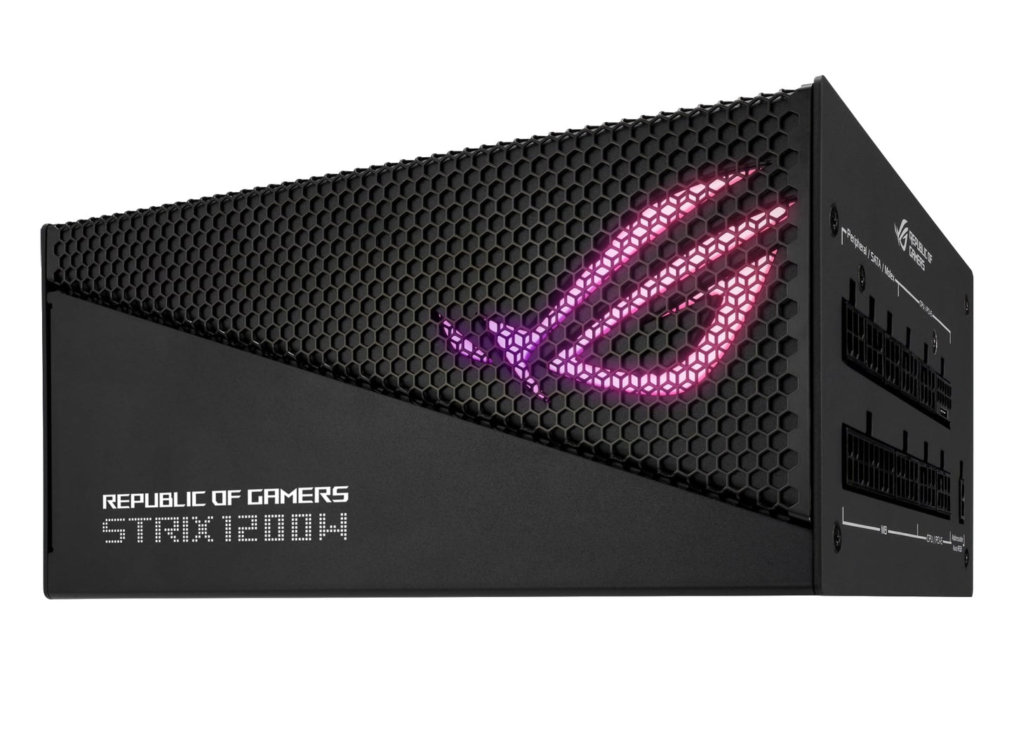 Asus ROG Strix 1200W Gold Aura Edition PSU, Fully Modular, 80+ Gold, ATX 3.0, PCIe 5.0, RGB Lighting, Lambda A+