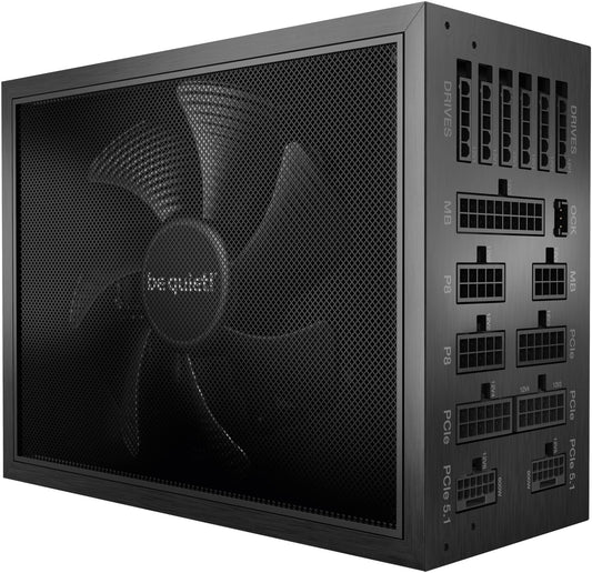 Be Quiet! 1600W Dark Power Pro 13 PSU, Fully Modular, 80+ Titanium, ATX 3.0, PCIe 5.0, Fully Digital Control, Active Rectifier, OC Key