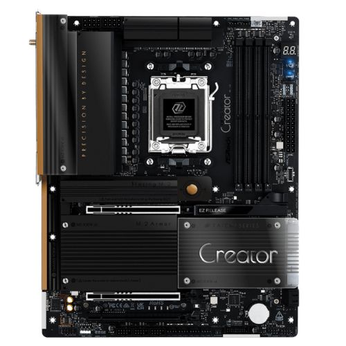 CSH Online Shop Asrock X870 TAICHI CREATOR, AMD X870, AM5, ATX, 4 DDR5, HDMI, 2 USB4, Wi-Fi 7, 10G & 5G LAN, 4x M.2 ASROCK