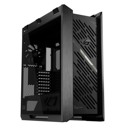 CSH Online Shop Asus ROG Strix Helios II Gaming Case w/ Glass Windows, E-ATX, 4x Fans, GPU Braces, USB-C 20Gbps, Fan/RGB Control Buttons, Carry Handles, Black ASUS