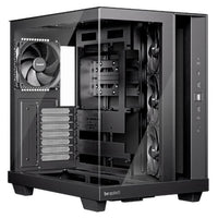 CSH Online Shop Be Quiet! Light Base 500 Gaming Case w/ Glass Front & Side, ATX, 4x Pure Wings 3 Fans, USB-C 10Gbps, Asus BTF Compatible, Black BEQUIET