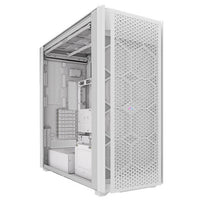 CSH Online Shop Corsair iCUE LINK 9000D RGB Airflow Gaming Case w/ Glass Side, E-ATX, Dual System, Up to 18 Fans, InfiniRail Fan Mounting, iCUE LINK Hub, USB-C,  Asus BTF Compatible, White CORSAIR