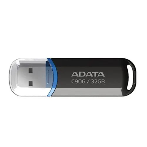 CSH Online Shop ADATA 32GB C906 USB 2.0 Memory Pen, Compact, Black & Blue ADATA