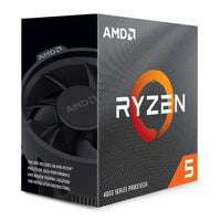 CSH Online Shop AMD Ryzen 5 4500 CPU with Wraith Stealth Cooler, AM4, 3.6GHz (4.1 Turbo), 6-Core, 65W, 11MB Cache, 7nm, 4th Gen, No Graphics AMD