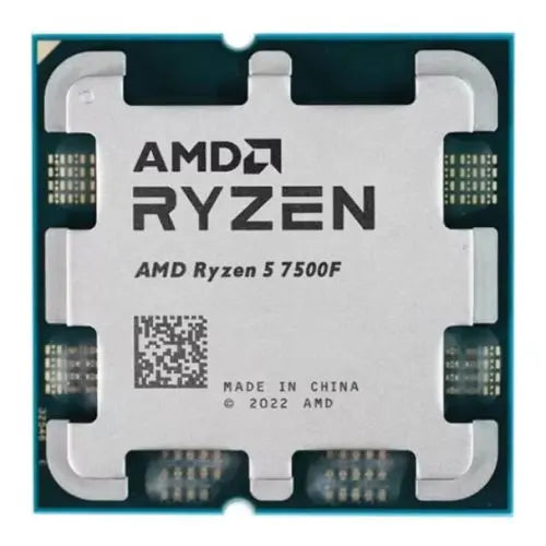 CSH Online Shop AMD Ryzen 5 7500F CPU, AM5, 3.7GHz (5.0 Turbo), 6-Core, 65W, 38MB Cache, 5nm, 7th Gen, No Graphics, NO HEATSINK/FAN - OEM *TRAY* AMD