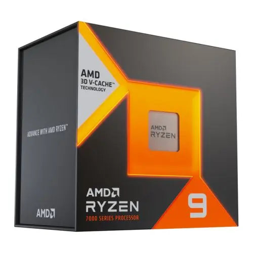 CSH Online Shop AMD Ryzen 9 7900X3D CPU, AM5, 4.4GHz (5.6 Turbo), 12-Core, 120W, 140MB Cache, 5nm, 7th Gen, Radeon Graphics, NO HEATSINK/FAN AMD