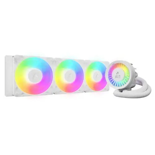 CSH Online Shop ARCTIC Liquid Freezer III Pro A-RGB 360mm Liquid CPU Cooler, P12 Pro PWM Fans & PWM Controlled Pump, White ARCTIC