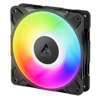 CSH Online Shop ARCTIC P12 Pro ARGB 12cm PWM Case Fan w/ Cable Splitter, Fluid Dynamic Bearing, 600-3000 RPM, Black ARCTIC