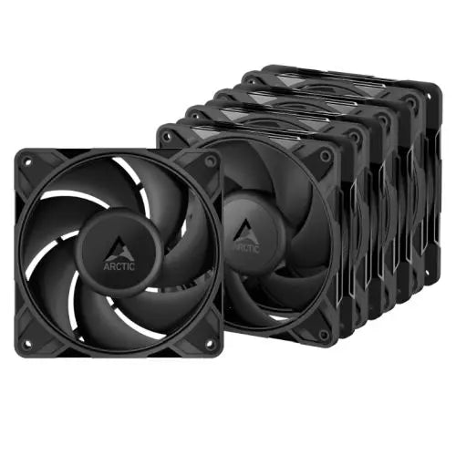 CSH Online Shop ARCTIC P12 Pro PST 12cm PWM Case Fans w/ Cable Splitters (5 Pack), Fluid Dynamic Bearing, 600-3000 RPM, Black ARCTIC