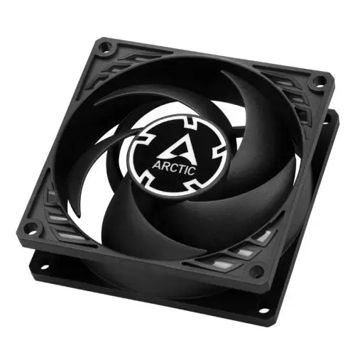 CSH Online Shop ARCTIC P8 8cm PWM PST CO Case Fan for Continuous Operation, Pressure-Optimised, Dual Ball Bearing, 200-3000 RPM, Black ARCTIC