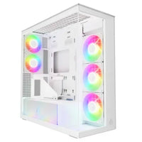 CSH Online Shop ARCTIC Xtender (VG White) Case w/ Clear Glass Side and Front, E-ATX, 5x ARGB Fans, ARGB PSU Shroud, Mesh Airflow, GPU Vertical Mount, USB-C 10Gbps ARCTIC