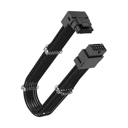 CSH Online Shop Akasa G-Nexus PX16 90 Degree 12VHPWR Cable, 12+4-pin to 12+4-pin Extension Cable, Supports up to 600W, 300mm AKASA