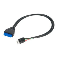 CSH Online Shop Akasa USB 3.0 to USB 2.0 Adapter Cable, USB 3.0 19-pin male to USB 2.0 internal 9-pin, 30cm AKASA