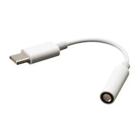 CSH Online Shop Akasa USB Type-C Male to 3.5mm Jack Female Adapter, 10cm, White AKASA