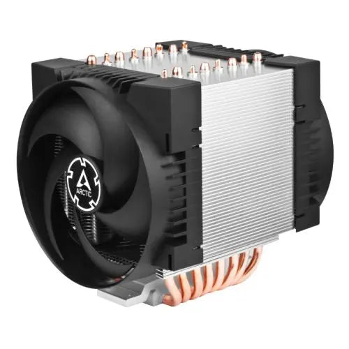 CSH Online Shop Arctic Freezer 4U-M Rev 2 Multicompatible 4U Single Tower CPU Cooler, Intel/AMD Server CPUs, Continuous Operation, Dual Socket Compatibility, 350W TDP ARCTIC