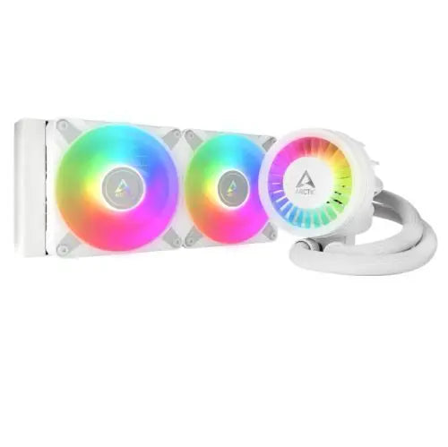 CSH Online Shop Arctic Liquid Freezer III A-RGB 240mm Liquid CPU Cooler, P12 PWM PST ARGB Fans & ARGB PWM Controlled Pump, White ARCTIC