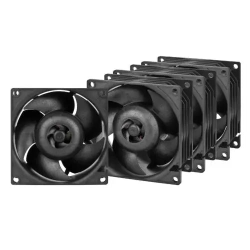 CSH Online Shop Arctic S8038-7K 8cm PWM Server Fans (4 Pack), Continuous Operation, Dual Ball Bearing, 500-7000 RPM ARCTIC