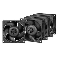 CSH Online Shop Arctic S8038-7K 8cm PWM Server Fans (4 Pack), Continuous Operation, Dual Ball Bearing, 500-7000 RPM ARCTIC
