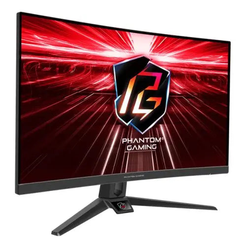 CSH Online Shop Asrock 27" Phantom Gaming FHD Curved Monitor (PG27F15RS1A), 1920 x 1080, 1ms, 2 HDMI, DP, 240Hz, HDR 10, Tilt/Swivel, VESA ASROCK