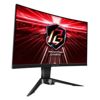CSH Online Shop Asrock 27" Phantom Gaming QHD Curved Gaming Monitor (PG27Q15R2A), 2560 x 1440, 1ms, 2 HDMI, DP, 165Hz, Tilt/Swivel/Height Adjust., VESA ASROCK