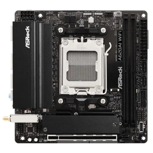 CSH Online Shop Asrock A620AI WIFI, AMD A620A, AM5, Mini ITX, 2 DDR5, HDMI, Wi-Fi 6E, 2.5G & GB LAN, 2x M.2 ASROCK