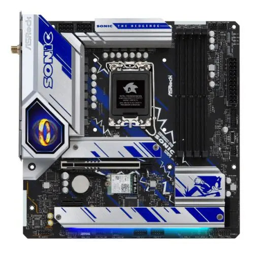 CSH Online Shop Asrock B760M PG SONIC WIFI, Intel B760, 1700, Micro ATX, 4 DDR5, HDMI, DP, eDP, Wi-Fi 6E, 2.5G LAN, PCIe5, 3x M.2, RGB, Animated Sonic Ring ASROCK