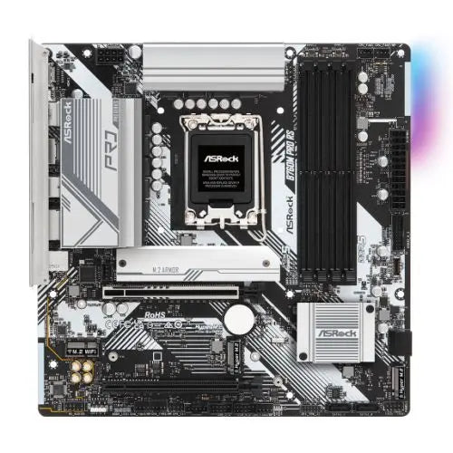 CSH Online Shop Asrock B760M PRO RS, Intel B760, 1700, Micro ATX, 4 DDR5, HDMI, DP, 2.5G LAN, PCIe5, RGB, 3x M.2 ASROCK