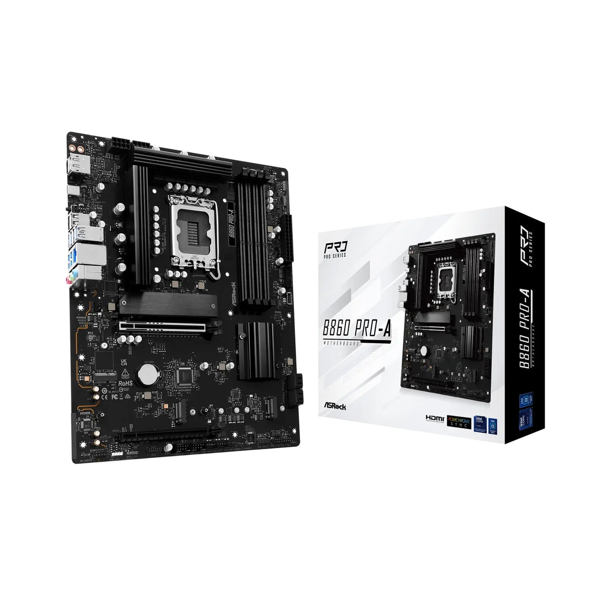 ASRock B860 Pro-A Intel 1851 Socket Motherboard