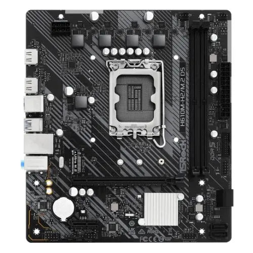 CSH Online Shop Asrock H610M-H2/M.2 D5, Intel H610, 1700, Micro ATX, 2 DDR5, 2 HDMI, GB LAN, PCIe4, 1x M.2 ASROCK