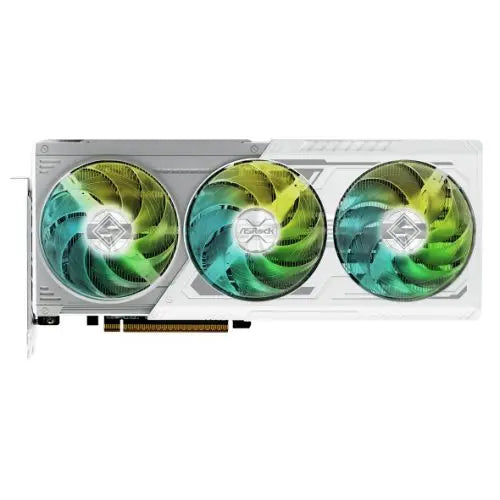 CSH Online Shop Asrock RX9070 XT Steel Legend 16GB, PCIe5, 16GB DDR6, HDMI, 3 DP, 2970MHz Clock, RGB Lighting, White ASROCK