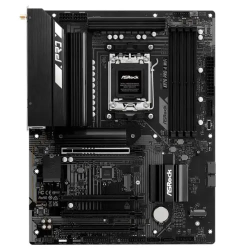 CSH Online Shop Asrock X870 PRO-A WIFI, AMD X870, AM5, ATX, 4 DDR5, HDMI, 2 USB4, Wi-Fi 7, 2.5G LAN, 3x M.2 ASROCK