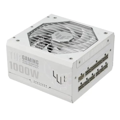 CSH Online Shop Asus 1000W TUF Gaming Gold PSU, Fully Modular, 80+ Gold, Double Ball Bearing Fan, ATX 3.1, PCIe 5.1, White ASUS